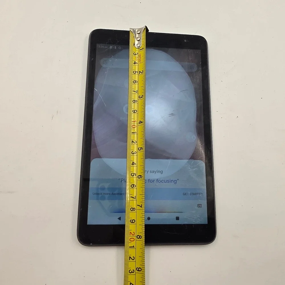 BLU‎ M8L Android Tablet 8 inch Display Black Cracked Screen For Parts Repair O5